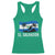El Salvador Flag Racerback Tank Top Salvadoran Pride Torogoz Bird Palm Tree Volcano - Wonder Print Shop
