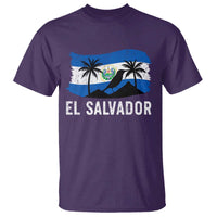 El Salvador Flag T Shirt Salvadoran Pride Torogoz Bird Palm Tree Volcano - Wonder Print Shop