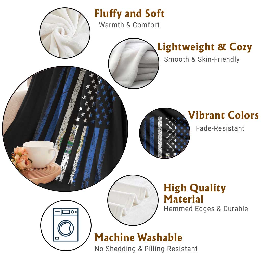 Salvadoran America Flag Throw Blanket El Salvador USA Patriotic - Wonder Print Shop