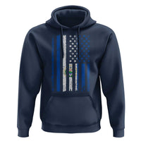 Salvadoran America Flag Hoodie El Salvador USA Patriotic - Wonder Print Shop