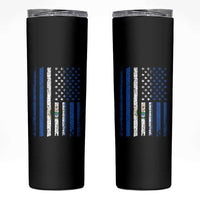 Salvadoran America Flag Skinny Tumbler El Salvador USA Patriotic - Wonder Print Shop