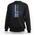 Salvadoran America Flag Sweatshirt El Salvador USA Patriotic - Wonder Print Shop