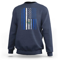 Salvadoran America Flag Sweatshirt El Salvador USA Patriotic - Wonder Print Shop