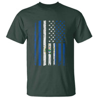 Salvadoran America Flag T Shirt El Salvador USA Patriotic - Wonder Print Shop
