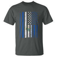 Salvadoran America Flag T Shirt El Salvador USA Patriotic - Wonder Print Shop