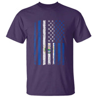 Salvadoran America Flag T Shirt El Salvador USA Patriotic - Wonder Print Shop