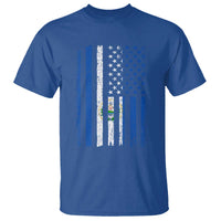 Salvadoran America Flag T Shirt El Salvador USA Patriotic - Wonder Print Shop