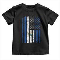 Salvadoran America Flag Toddler T Shirt El Salvador USA Patriotic - Wonder Print Shop