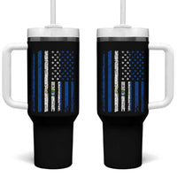 Salvadoran America Flag Tumbler With Handle El Salvador USA Patriotic - Wonder Print Shop