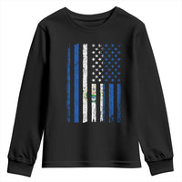 Salvadoran America Flag Youth Sweatshirt El Salvador USA Patriotic - Wonder Print Shop