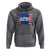 El Salvador American Flag Hoodie Distressed Grunge USA Salvadoran Pride - Wonder Print Shop