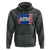 El Salvador American Flag Hoodie Distressed Grunge USA Salvadoran Pride - Wonder Print Shop