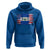 El Salvador American Flag Hoodie Distressed Grunge USA Salvadoran Pride - Wonder Print Shop