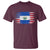 El Salvador American Flag T Shirt Distressed Grunge USA Salvadoran Pride - Wonder Print Shop