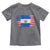 El Salvador American Flag Toddler T Shirt Distressed Grunge USA Salvadoran Pride - Wonder Print Shop
