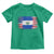 El Salvador American Flag Toddler T Shirt Distressed Grunge USA Salvadoran Pride - Wonder Print Shop