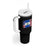 El Salvador American Flag Tumbler With Handle Distressed Grunge USA Salvadoran Pride - Wonder Print Shop