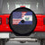 El Salvador American Flag Spare Tire Cover Salvadoran USA Pride Heritage Roots - Wonder Print Shop