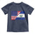 El Salvador American Flag Toddler T Shirt Salvadoran USA Pride Heritage Roots - Wonder Print Shop