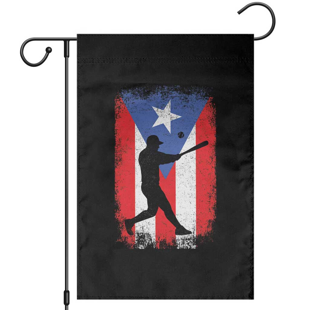 Puerto Rico Flag Baseball Garden Flag Cool Distressed Jersey Gift Boricua Boys - Wonder Print Shop