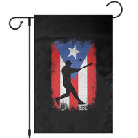 Puerto Rico Flag Baseball Garden Flag Cool Distressed Jersey Gift Boricua Boys - Wonder Print Shop