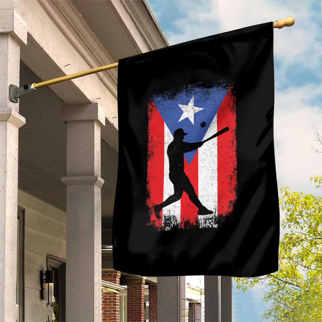 Puerto Rico Flag Baseball Garden Flag Cool Distressed Jersey Gift Boricua Boys - Wonder Print Shop