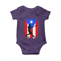 Puerto Rico Flag Baseball Baby Onesie Cool Distressed Jersey Gift Boricua Boys - Wonder Print Shop