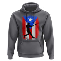 Puerto Rico Flag Baseball Hoodie Cool Distressed Jersey Gift Boricua Boys - Wonder Print Shop