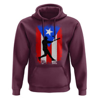 Puerto Rico Flag Baseball Hoodie Cool Distressed Jersey Gift Boricua Boys - Wonder Print Shop