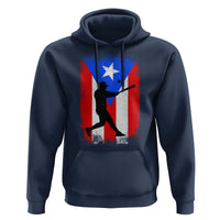 Puerto Rico Flag Baseball Hoodie Cool Distressed Jersey Gift Boricua Boys - Wonder Print Shop