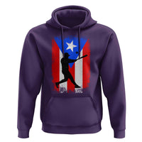Puerto Rico Flag Baseball Hoodie Cool Distressed Jersey Gift Boricua Boys - Wonder Print Shop