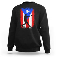 Puerto Rico Flag Baseball Sweatshirt Cool Distressed Jersey Gift Boricua Boys - Wonder Print Shop