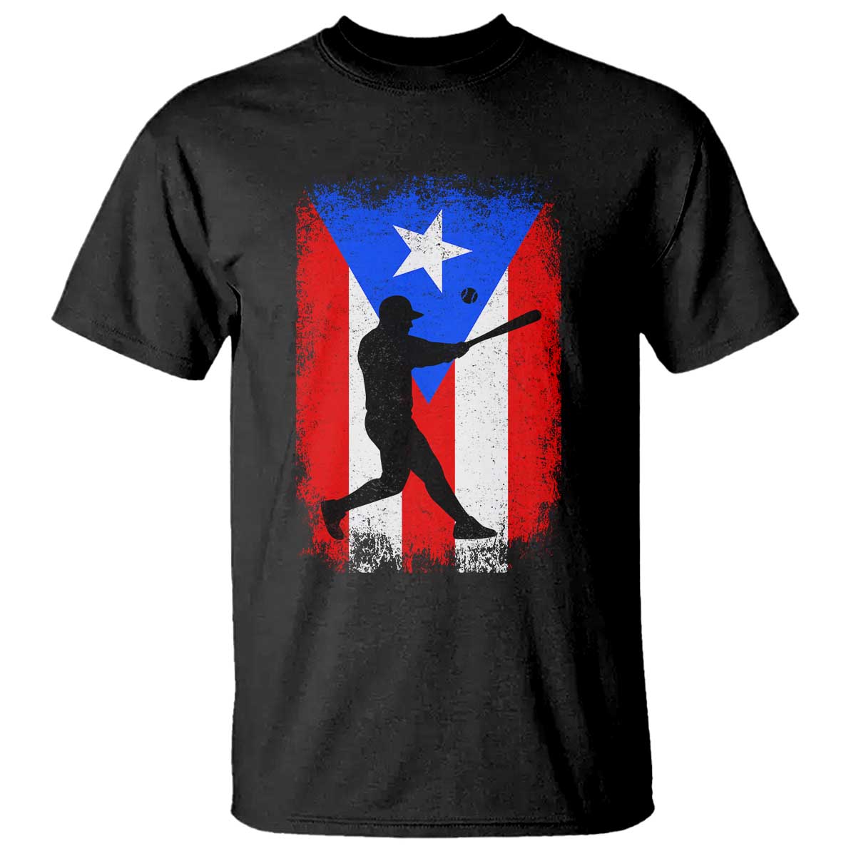Puerto Rico Flag Baseball T Shirt Cool Distressed Jersey Gift Boricua Boys - Wonder Print Shop