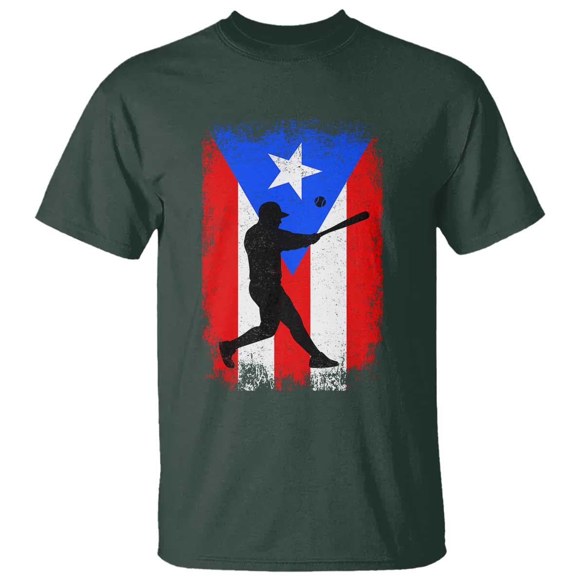 Puerto Rico Flag Baseball T Shirt Cool Distressed Jersey Gift Boricua Boys - Wonder Print Shop