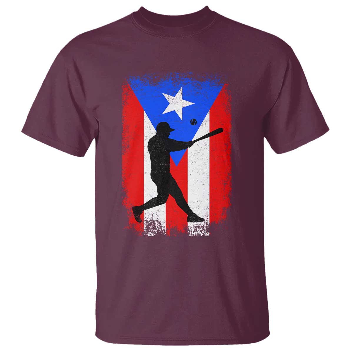 Puerto Rico Flag Baseball T Shirt Cool Distressed Jersey Gift Boricua Boys - Wonder Print Shop