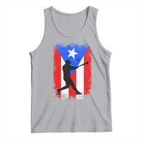 Puerto Rico Flag Baseball Tank Top Cool Distressed Jersey Gift Boricua Boys - Wonder Print Shop