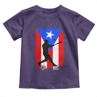 Puerto Rico Flag Baseball Toddler T Shirt Cool Distressed Jersey Gift Boricua Boys - Wonder Print Shop