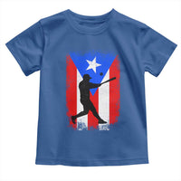 Puerto Rico Flag Baseball Toddler T Shirt Cool Distressed Jersey Gift Boricua Boys - Wonder Print Shop