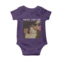 Cat Meme Baby Onesie Fun Fact I Dont Care Funny Saying Quote - Wonder Print Shop