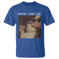 Cat Meme T Shirt Fun Fact I Dont Care Funny Saying Quote - Wonder Print Shop