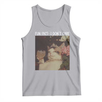 Cat Meme Tank Top Fun Fact I Dont Care Funny Saying Quote - Wonder Print Shop