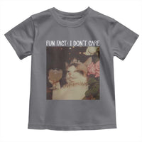 Cat Meme Toddler T Shirt Fun Fact I Dont Care Funny Saying Quote - Wonder Print Shop