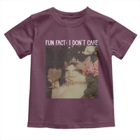 Cat Meme Toddler T Shirt Fun Fact I Dont Care Funny Saying Quote - Wonder Print Shop