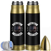 Fun Fact I Dont Care Bullet Tumbler Retro US Flag Skull Skeleton Funny Saying Quote