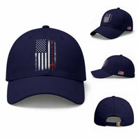 American Flag Rosary Catholic Cross Baseball Cap
