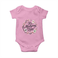 Mahjong Baby Onesie Floral Mah Jongg