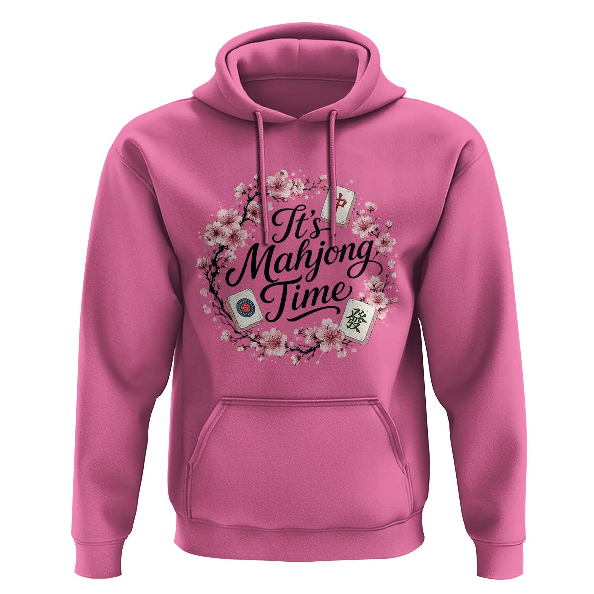 Mahjong Hoodie Floral Mah Jongg