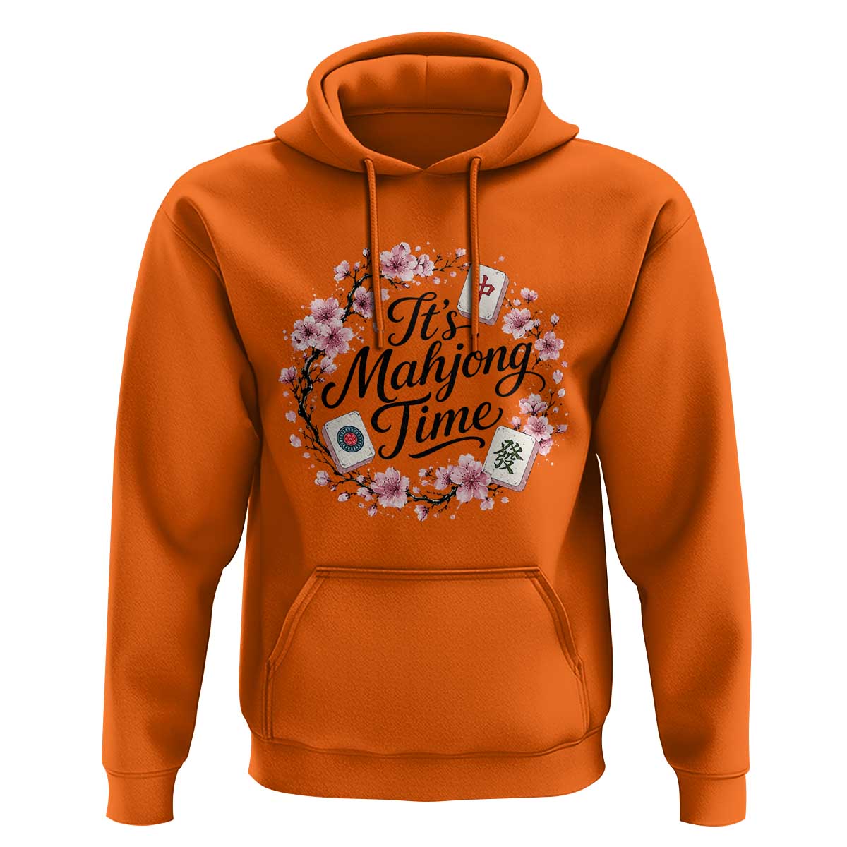 Mahjong Hoodie Floral Mah Jongg