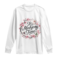 Mahjong Long Sleeve Shirt Floral Mah Jongg