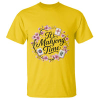 Mahjong T Shirt Floral Mah Jongg